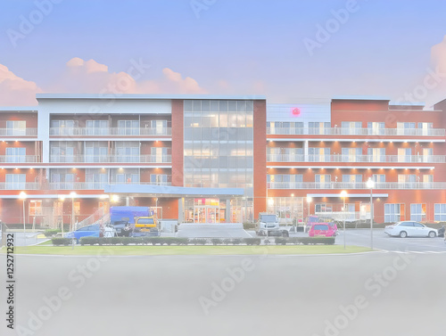 Modern Building Illustratio...