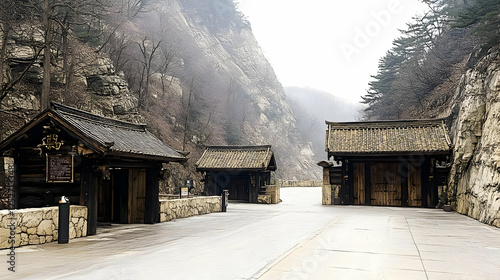 Mountain Gate Illustration