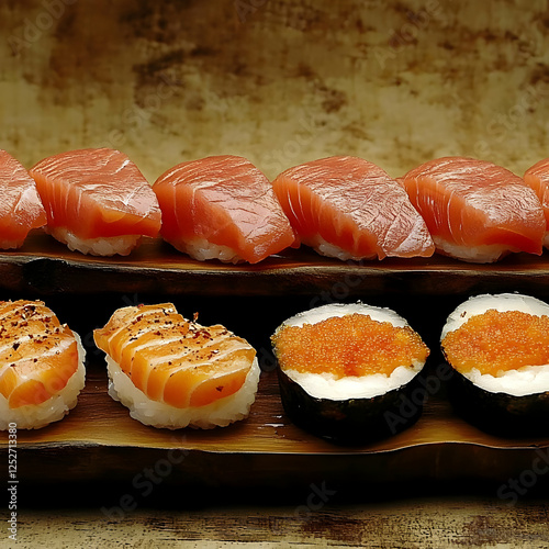 Delicious Sushi Platter, Re...