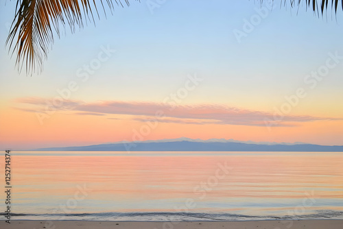 Peaceful Seascape Sunrise I...