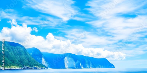 Coastal Cliffs Illustration...