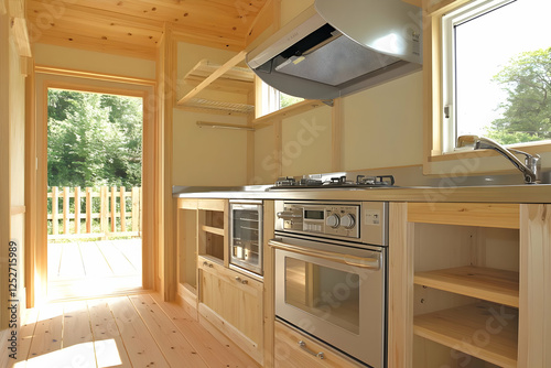 Wooden Kitchen Illustration...