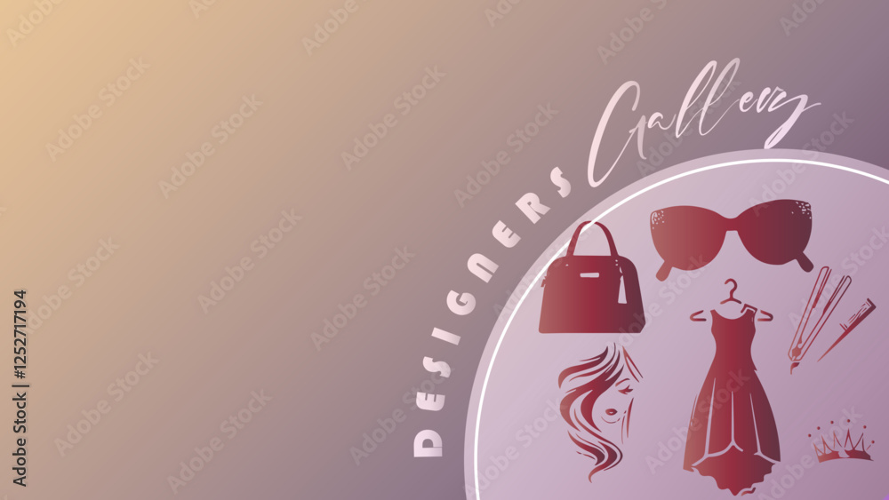 fashion-themed design on a light purple background. remain space can be used for text fashion-themed design on a light purple background. remain space can be used for text