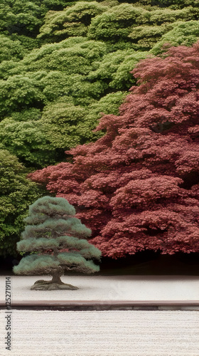 Serene Bonsai and Maple Tre...
