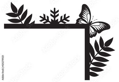 Butterfly style door corner laser cut