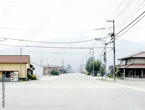 Misty Town Street Realistic...