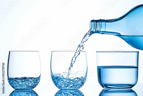 Pouring Water Glass Illustr...