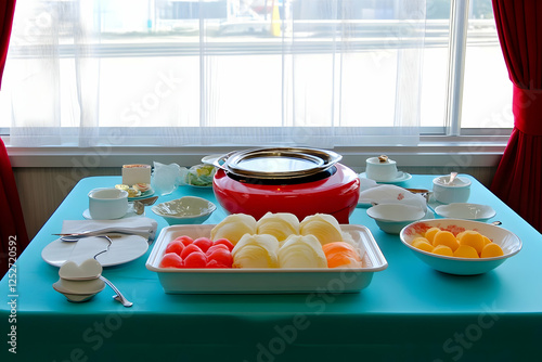 Tabletop Still Life Food Il...