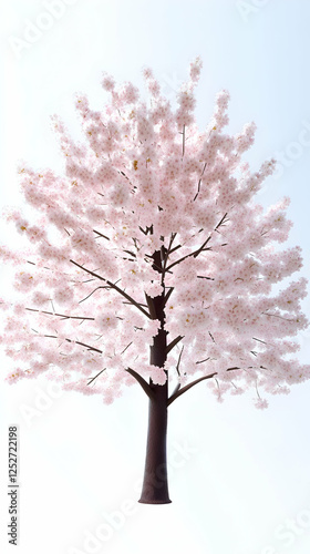 3D Cherry Blossom Tree Illu...