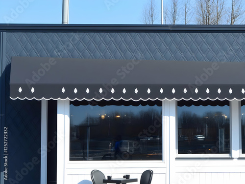 Dark Gray Building Exterior...