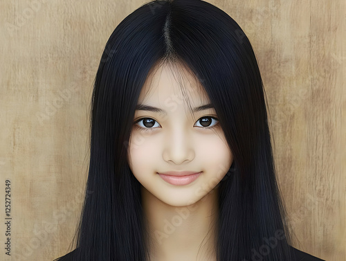 Girl Portrait Illustration:...