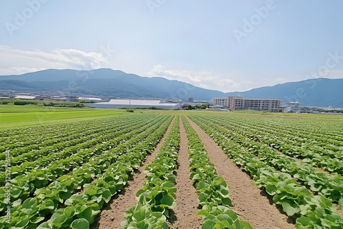 Vibrant Green Field Landsca...