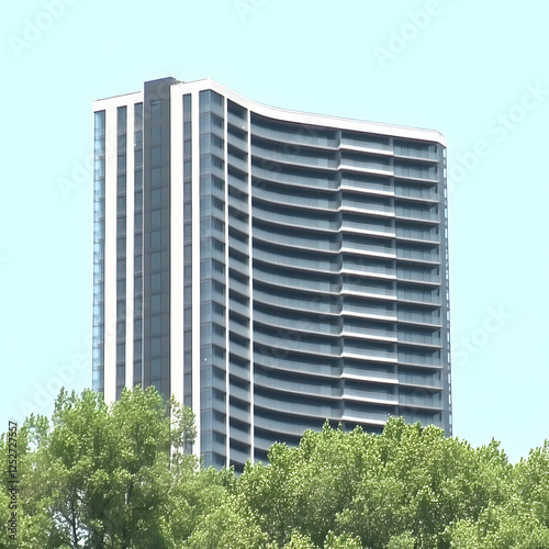 Modern Building Illustration