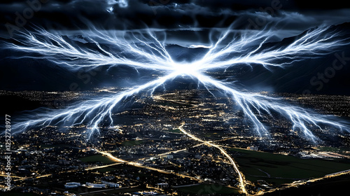 Night City Lightning Storm ...