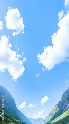 Mountain Valley Landscape I...