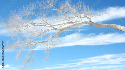 Winter Tree Branch Illustra...