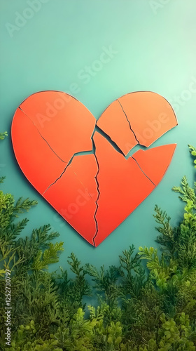 Broken Heart Illustration T...