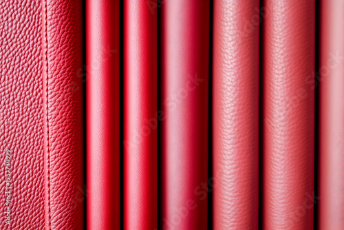 Red Leather Textures Backgr...