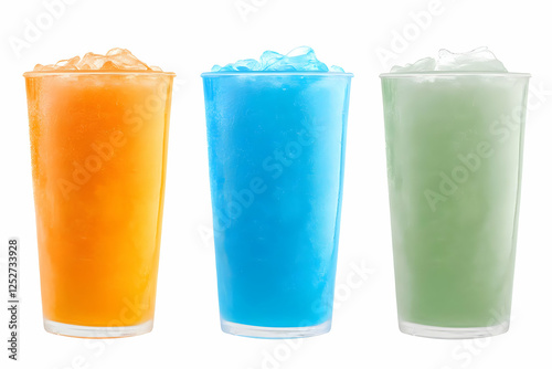 Icy Refreshing Drinks Illus...