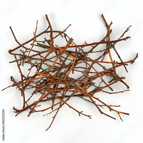 Brown Twigs Illustration
