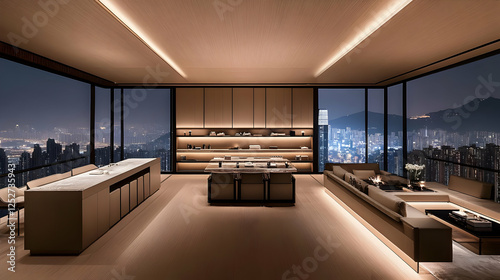 Night City View 3D Apartmen...