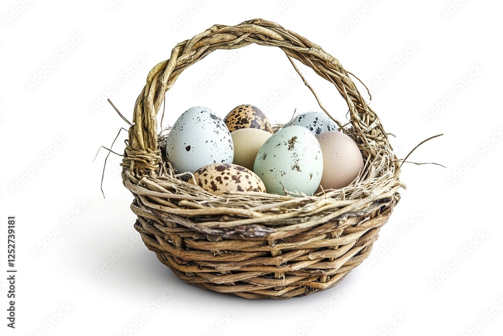 Obraz premium Natural Easter Egg Display