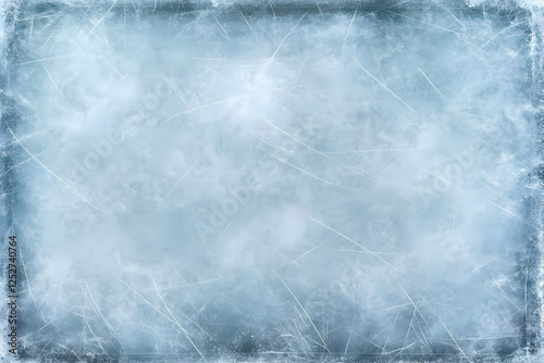 Icy Blue Abstract Backgroun...
