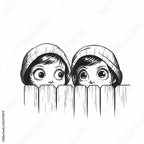 Curious Kids Illustration