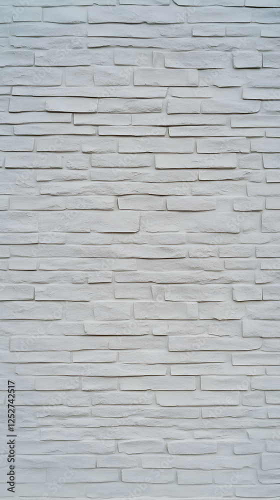White Stone Wall Texture Background