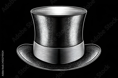 Classic Top Hat Illustration