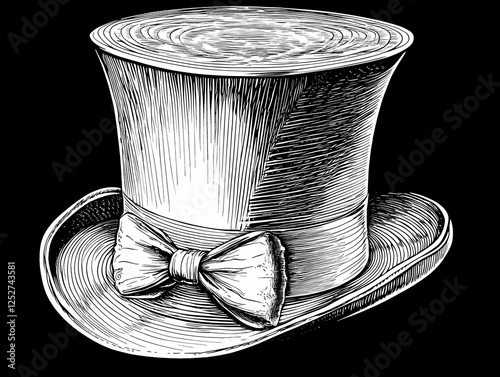 Elegant Top Hat Illustration