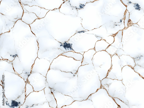 White Gold Veined Marble Ab...