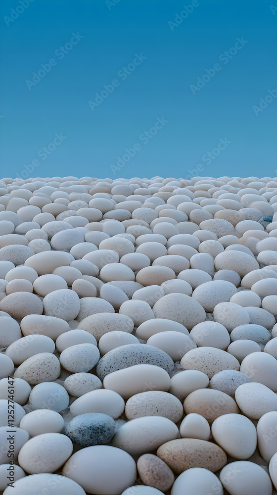 Obraz premium White Stones Abstract Background Image