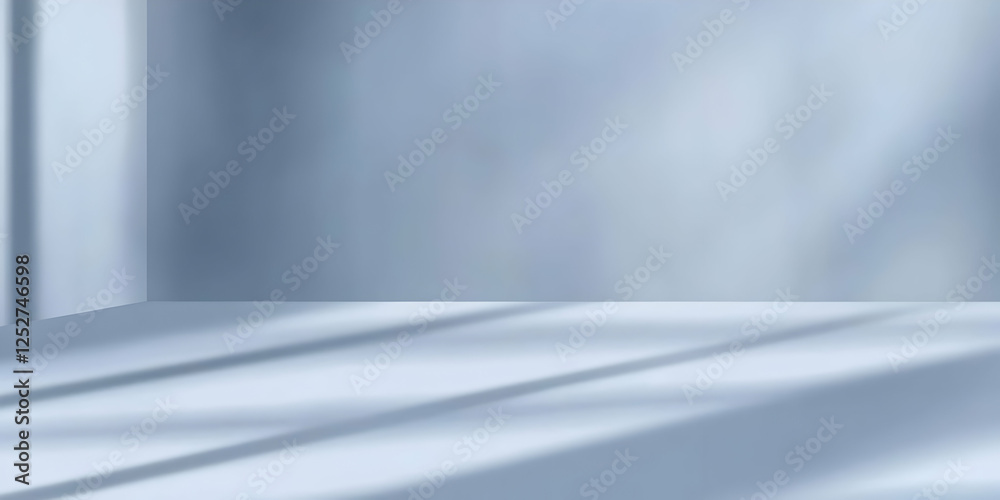 Fototapeta premium Serene Blue Abstract Background Illustration