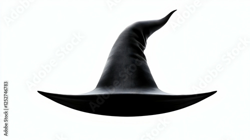 3D Render Black Witch Hat