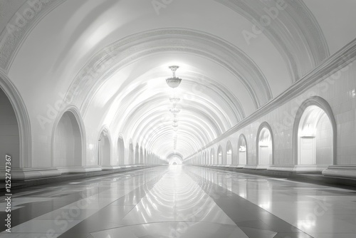 Dynamic light bursts create a vibrant tunnel effect in motion