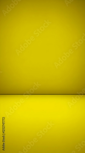 Golden Yellow Abstract Back...
