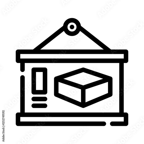 Package Class sale, sign with dollar sign hanging from hook. Suitable for finance, business, investment concepts, advertisements, and websites related to money.
