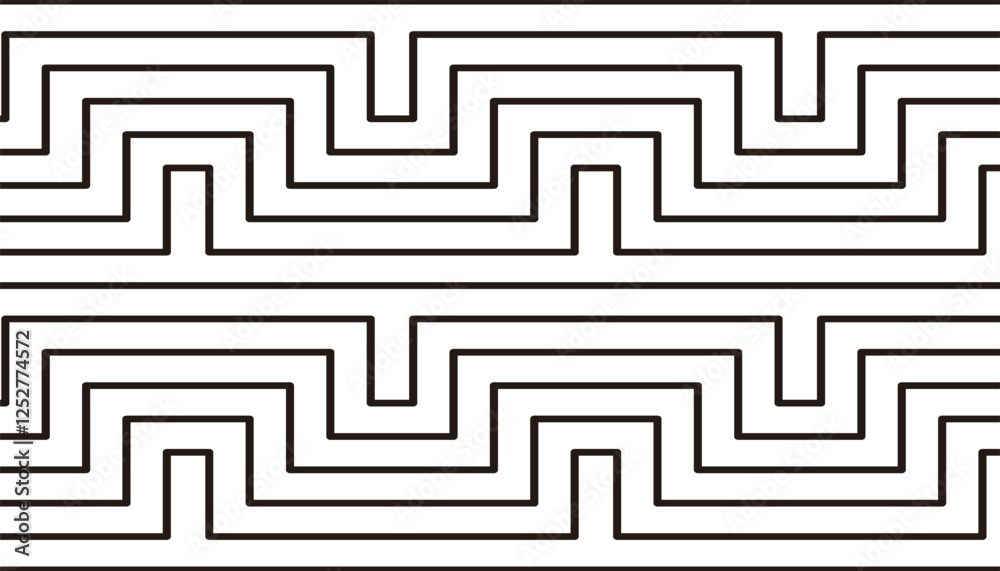 Black and white lines pattern with geometric contour effect. Vector Format Illustration. EPS10 Black and white lines pattern with geometric contour effect. Vector Format Illustration. EPS10