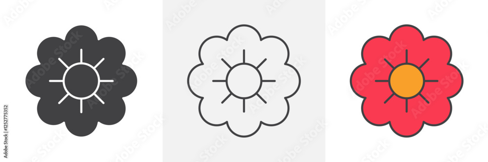 Flower icons pack for website designs Flower icons pack for website designs