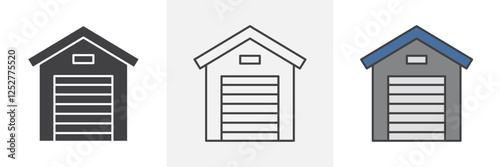 Garage icons pack for website designs