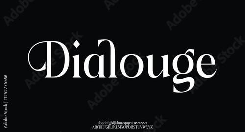 Premium luxury elegant alphabet letters and numbers. Elegant wedding typography classic serif font decorative vintage retro. Creative vector illustration