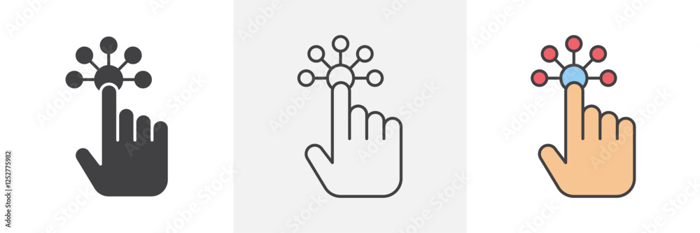 Interactive icons pack for website designs Interactive icons pack for website designs