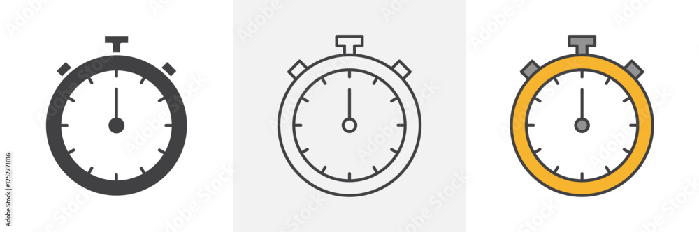 Stopwatch icons pack for website designs Stopwatch icons pack for website designs