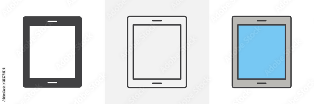 Tablet icons pack for website designs Tablet icons pack for website designs