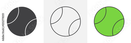Tennis icons pack for website designs