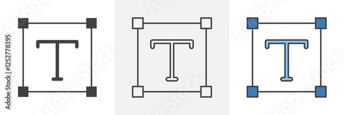 Text icons pack for website designs