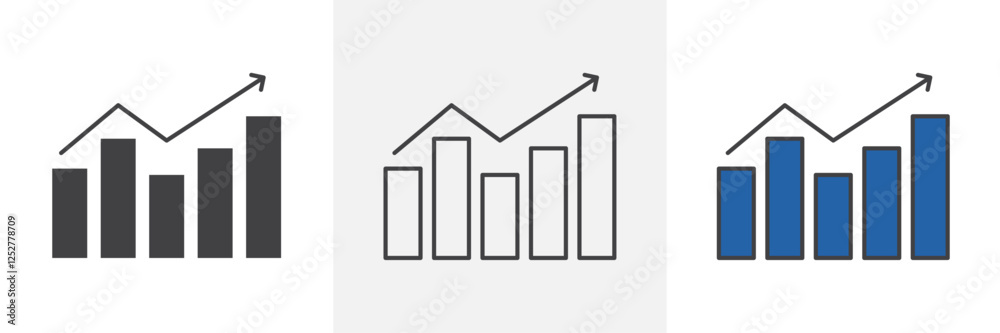 Trend Arrow icons pack for website designs Trend Arrow icons pack for website designs