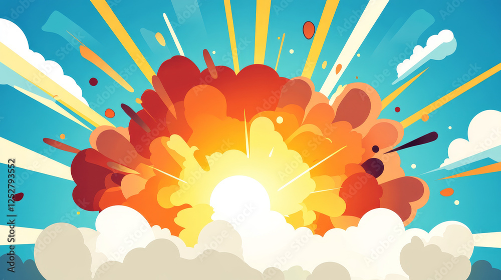 Explosion of bomb, rocket hit. Vector animation sprite sheet of burst with fire and black smoke clouds. Cartoon set of blast effect from dynamite, bomb or atomic weapon isolated on background Explosion of bomb, rocket hit. Vector animation sprite sheet of burst with fire and black smoke clouds. Cartoon set of blast effect from dynamite, bomb or atomic weapon isolated on background