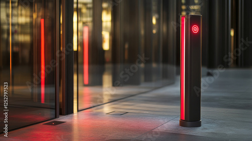 Wallpaper Mural Beacon technology banner. Internet of things system concept. Vector landing page of marketing strategy using radar with wireless connection. Isometric smartphone on blue background Torontodigital.ca